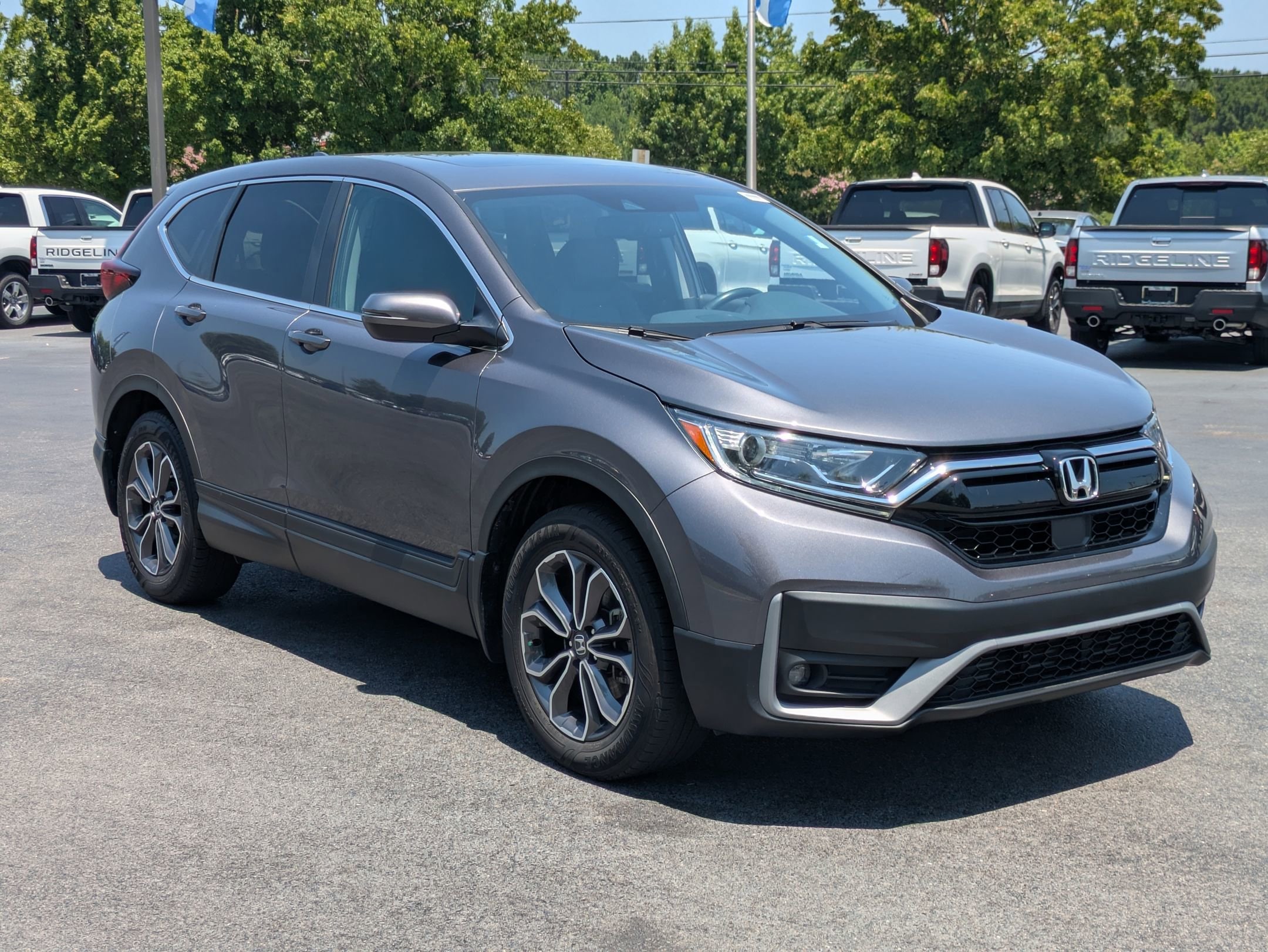 Certified 2020 Honda CR-V EX-L with VIN 2HKRW1H84LH405887 for sale in Greenville, NC