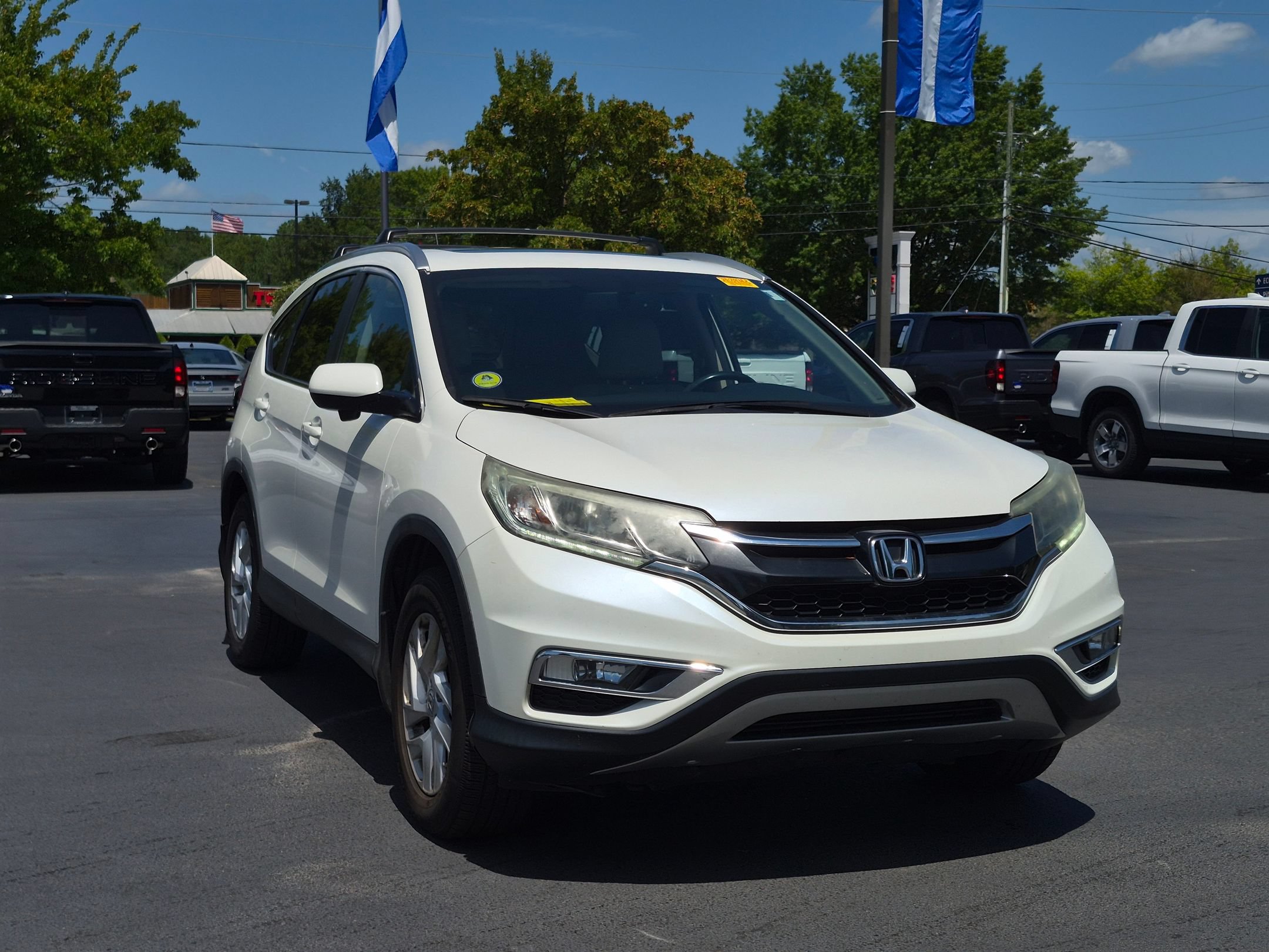 Used 2015 Honda CR-V EX-L with VIN 5J6RM3H75FL012340 for sale in Greenville, NC