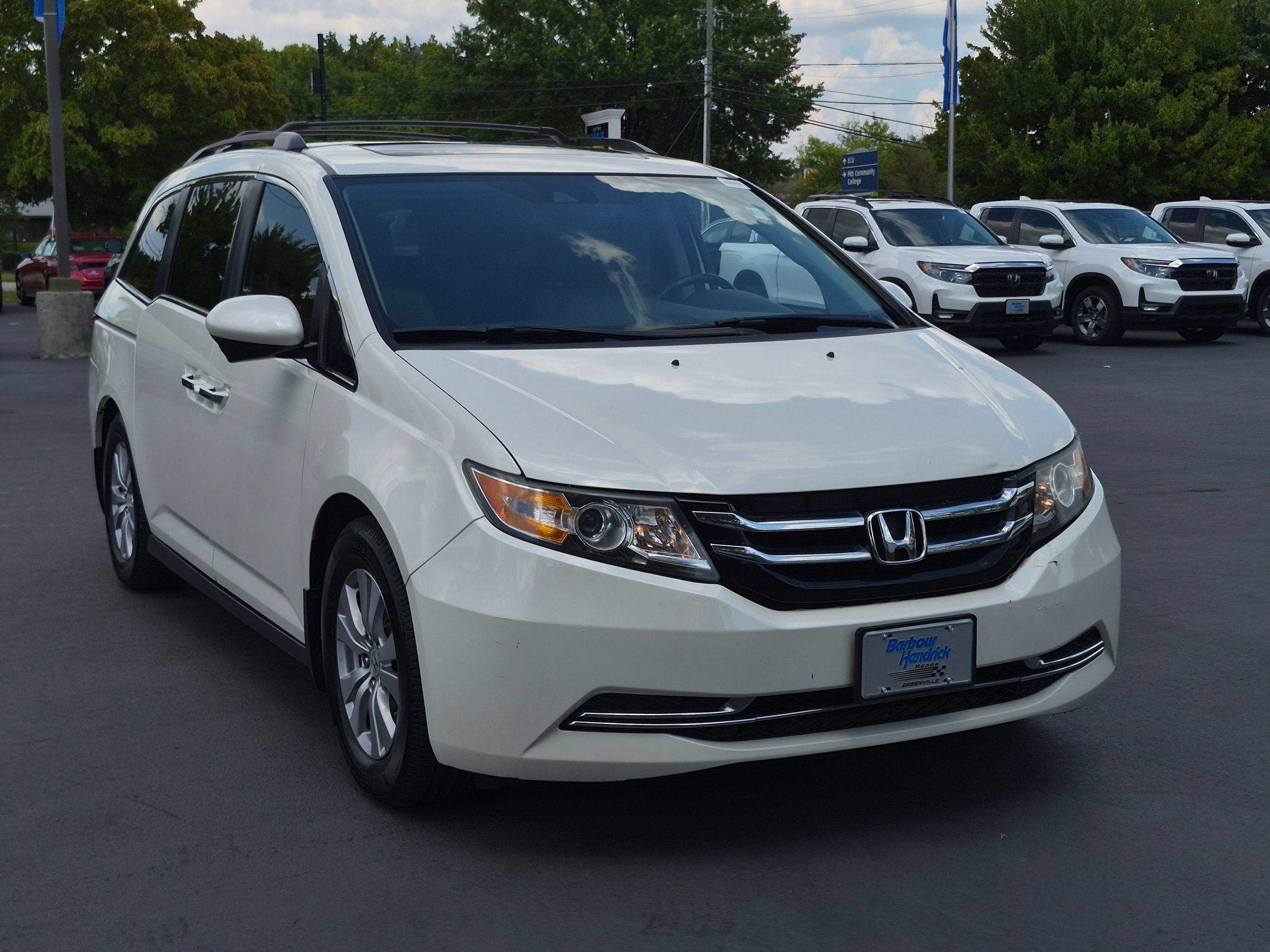 Certified 2017 Honda Odyssey EX-L with VIN 5FNRL5H6XHB002937 for sale in Greenville, NC