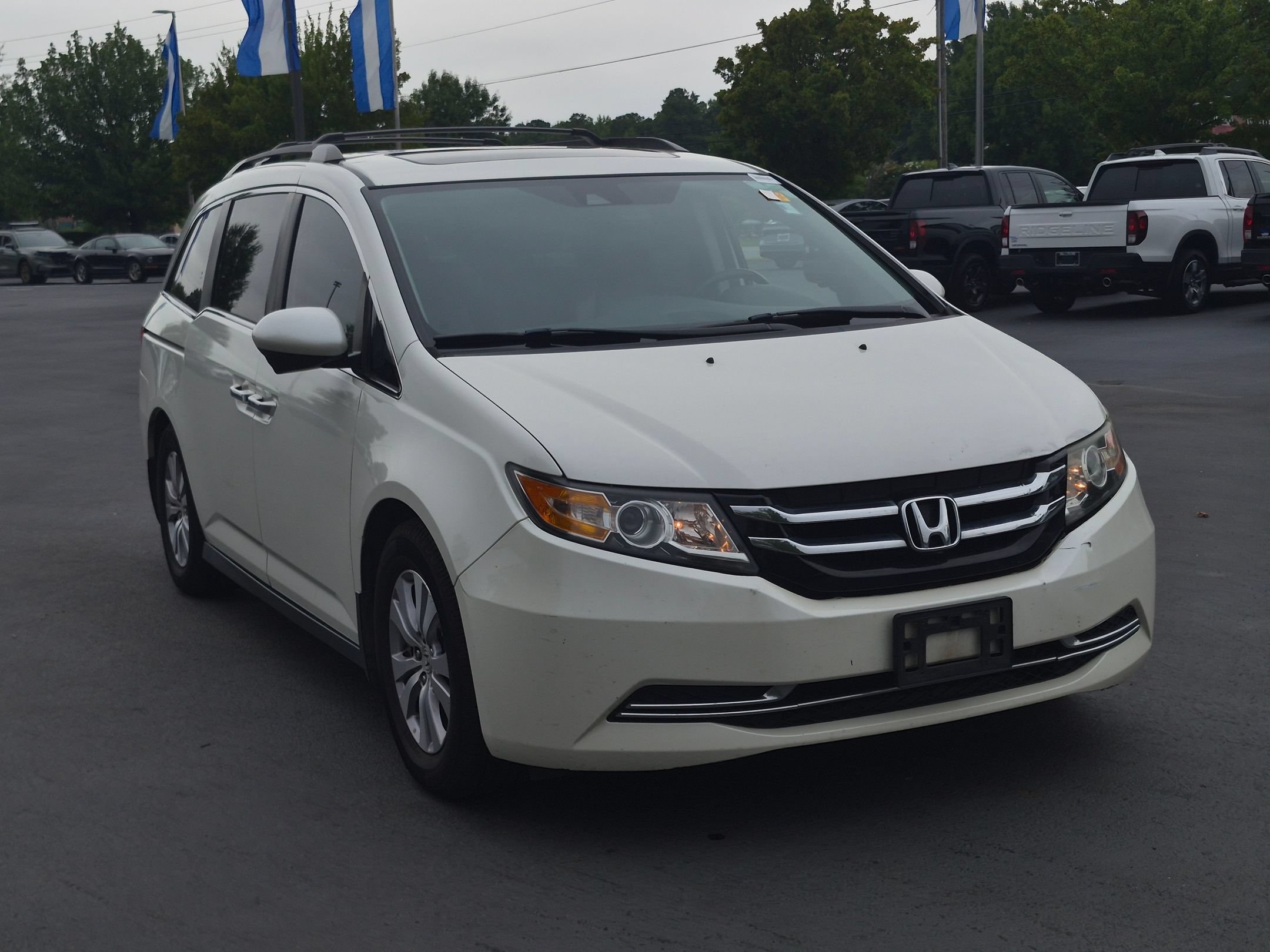 Certified 2017 Honda Odyssey EX-L with VIN 5FNRL5H6XHB002937 for sale in Greenville, NC