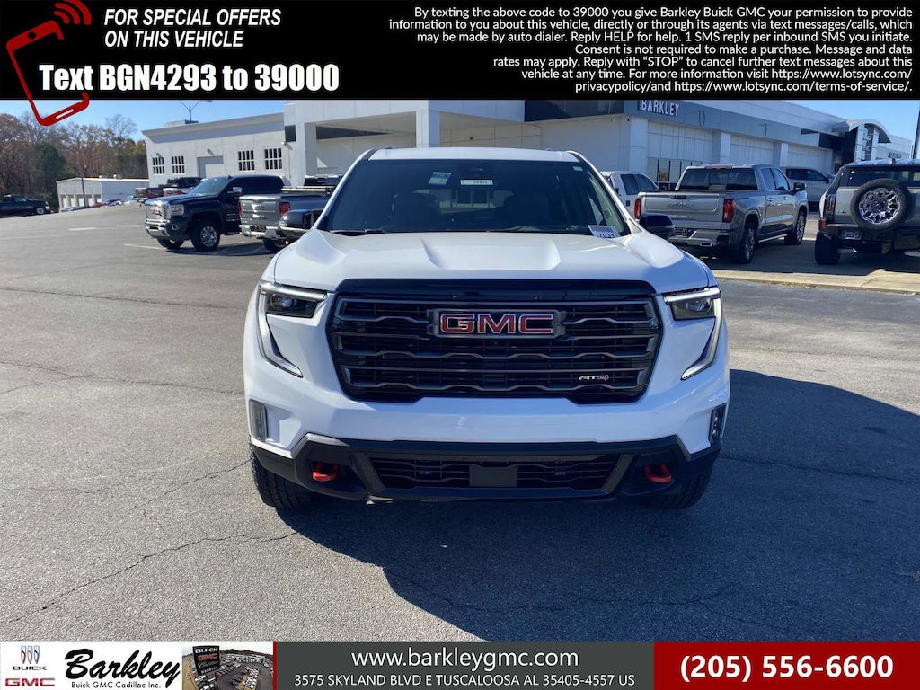 New 2026 GMC Acadia AT4 SUV