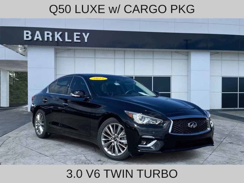 Used 2022 INFINITI Q50 Luxe Sedan