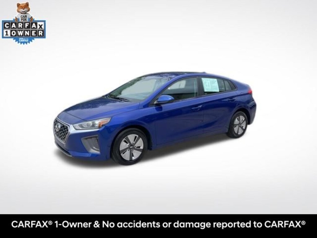 Certified 2021 Hyundai Ioniq Hybrid Blue Hatchback