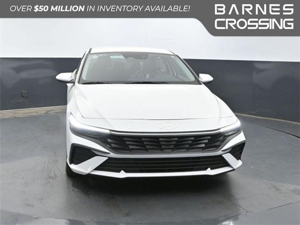 New 2025 Hyundai Elantra Hybrid Blue Sedan