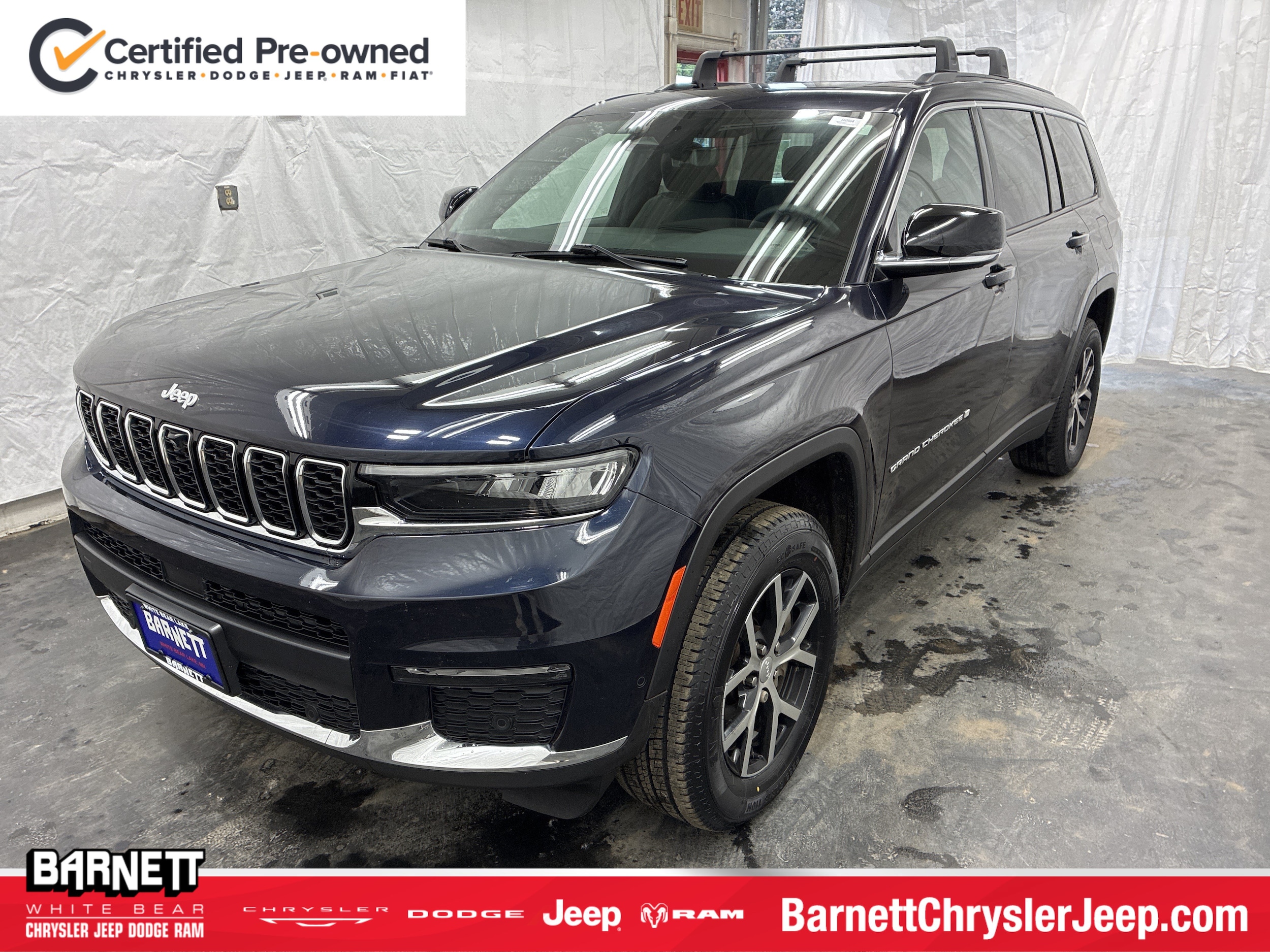 Certified 2024 Jeep Grand Cherokee L Limited with VIN 1C4RJKBG6R8541286 for sale in White Bear Lake, Minnesota