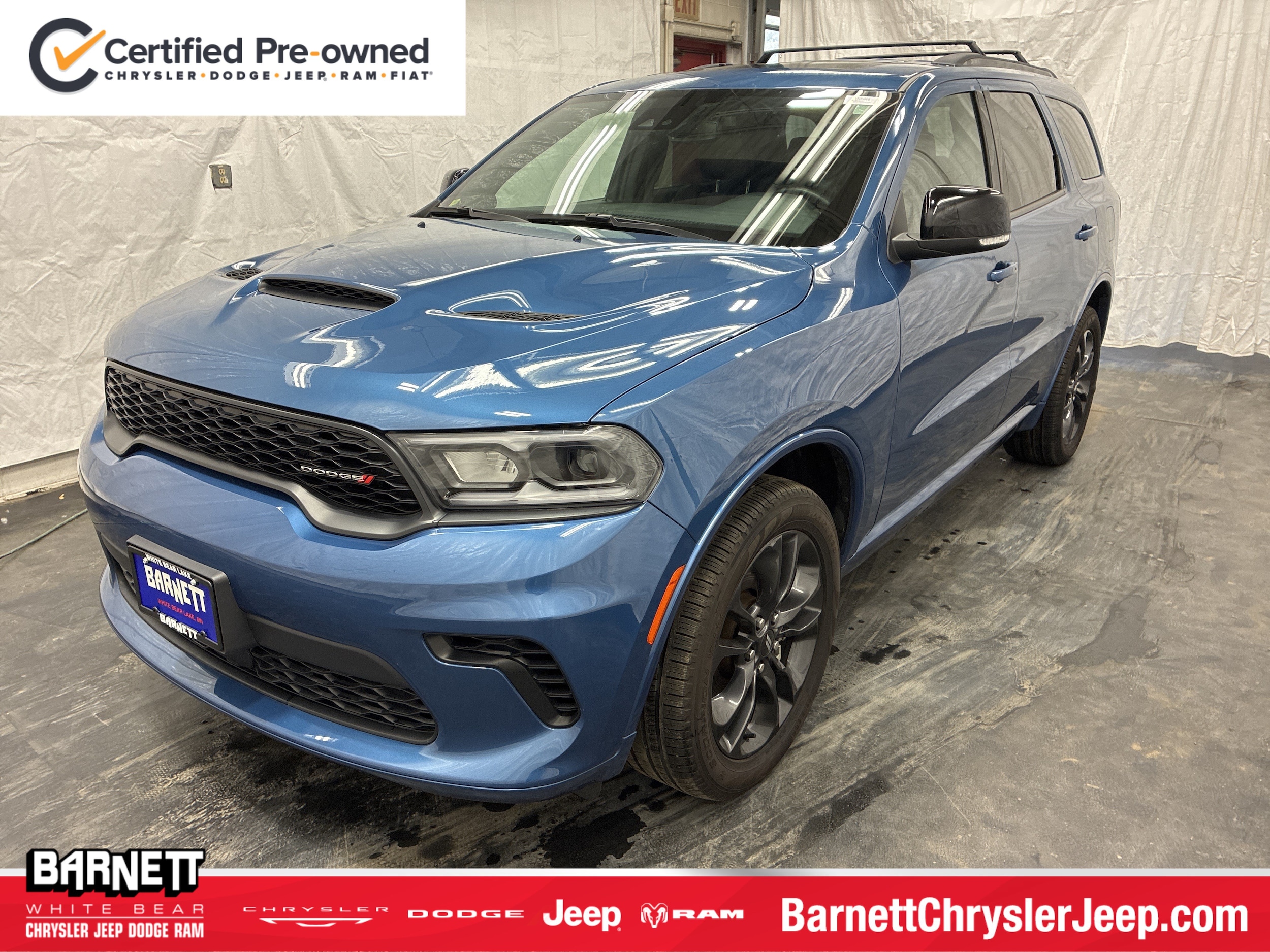 Certified 2024 Dodge Durango GT with VIN 1C4RDJDG9RC251085 for sale in White Bear Lake, Minnesota