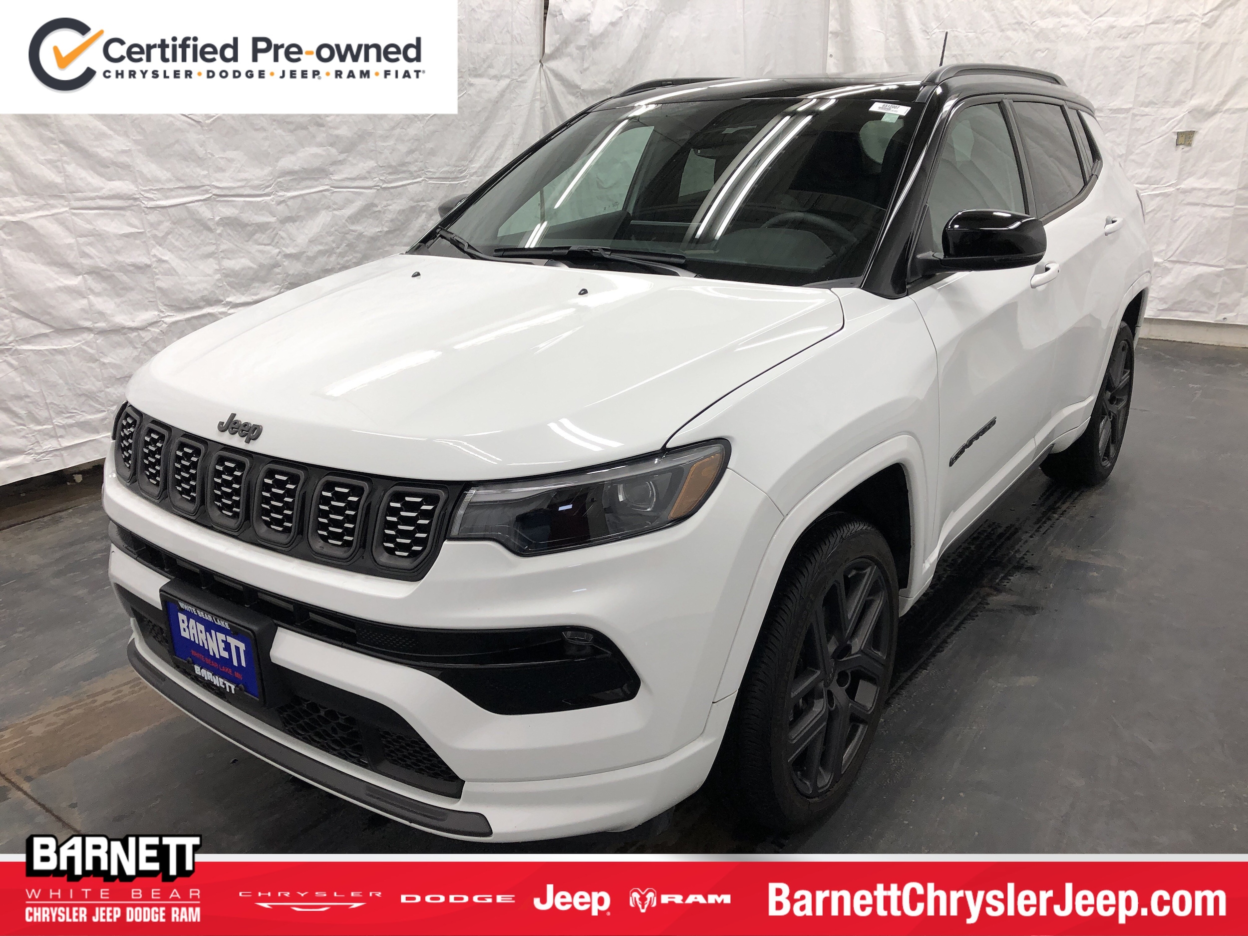 Certified 2024 Jeep Compass Limited with VIN 3C4NJDCN0RT161661 for sale in White Bear Lake, Minnesota