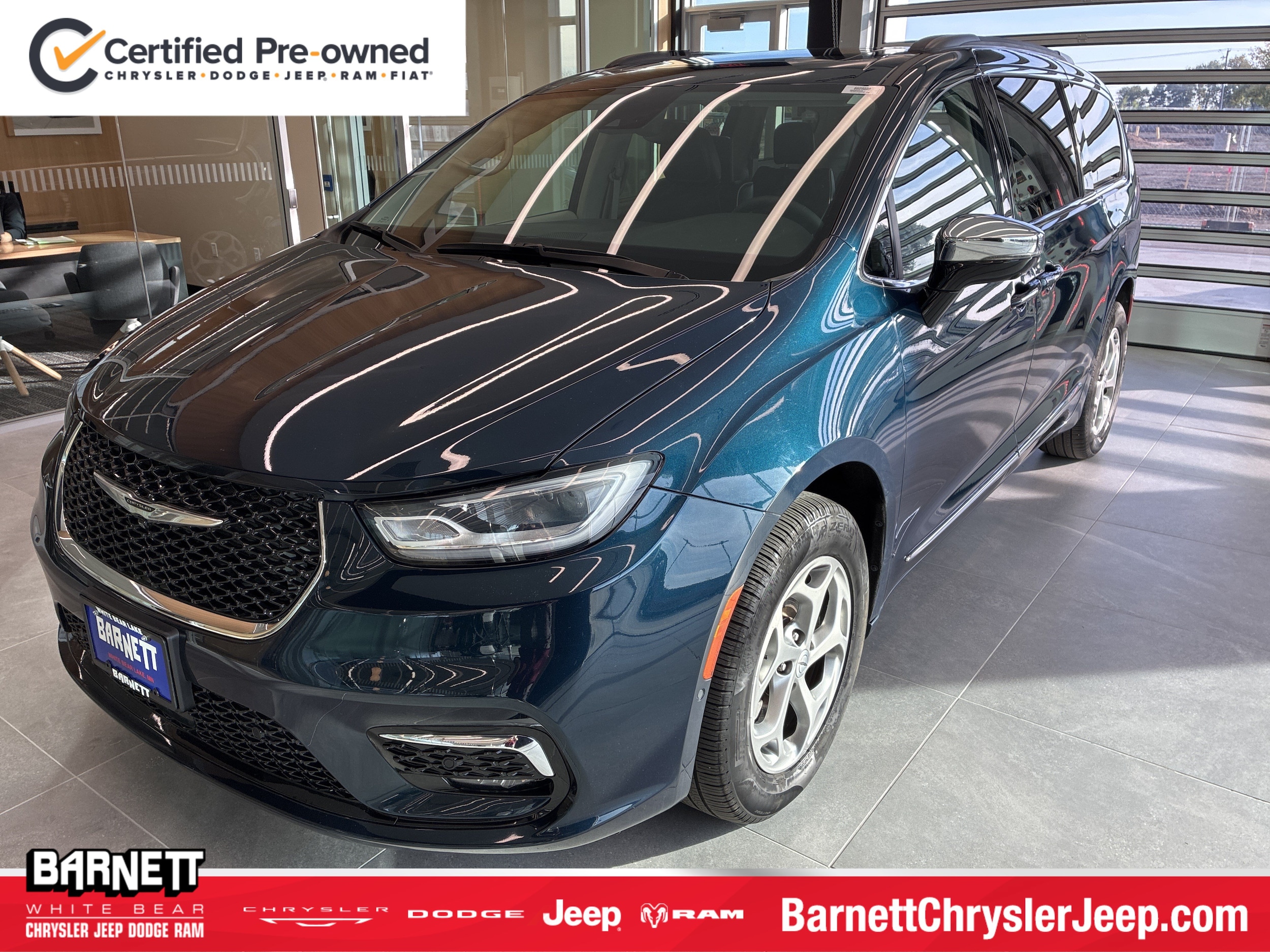 Certified 2023 Chrysler Pacifica Limited with VIN 2C4RC3GG9PR504761 for sale in White Bear Lake, Minnesota