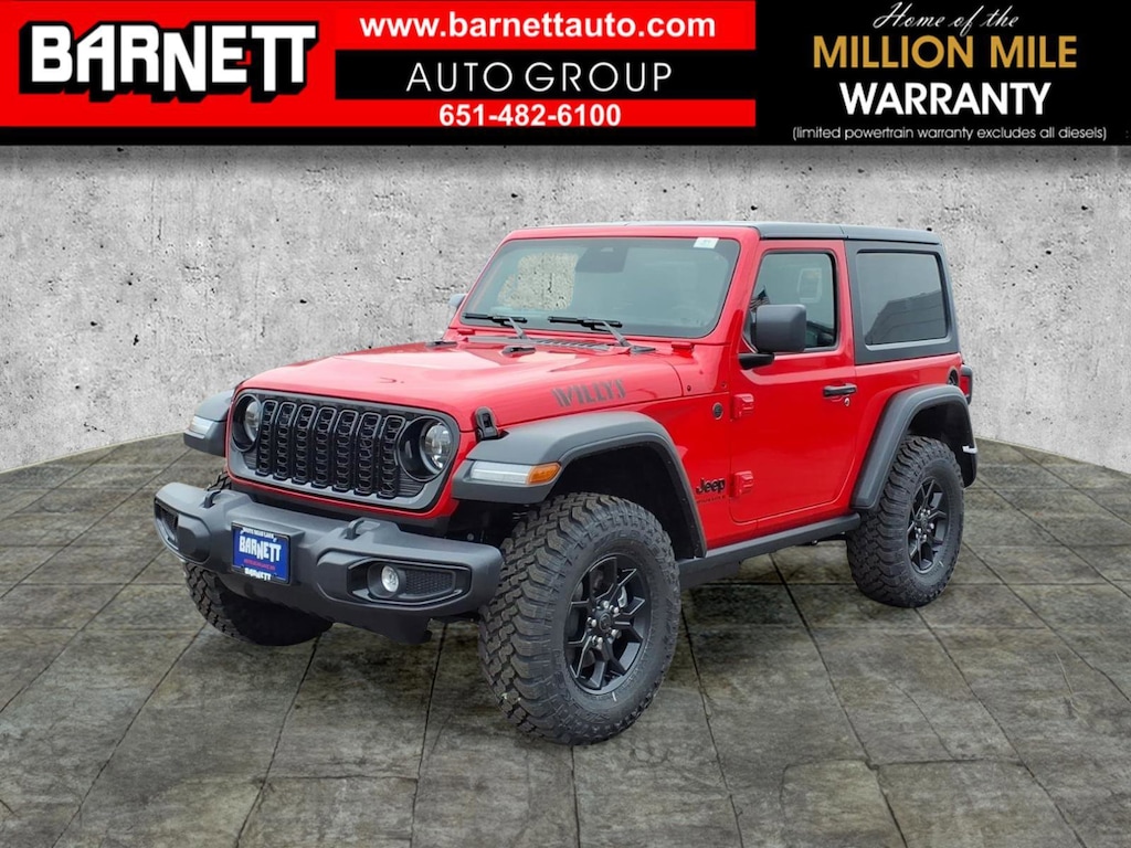 New 2026 Jeep Wrangler 2-DOOR WILLYS Sport Utility