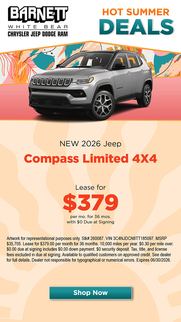 Jeep Compass For Sale In Minnesota | Barnett CDJR