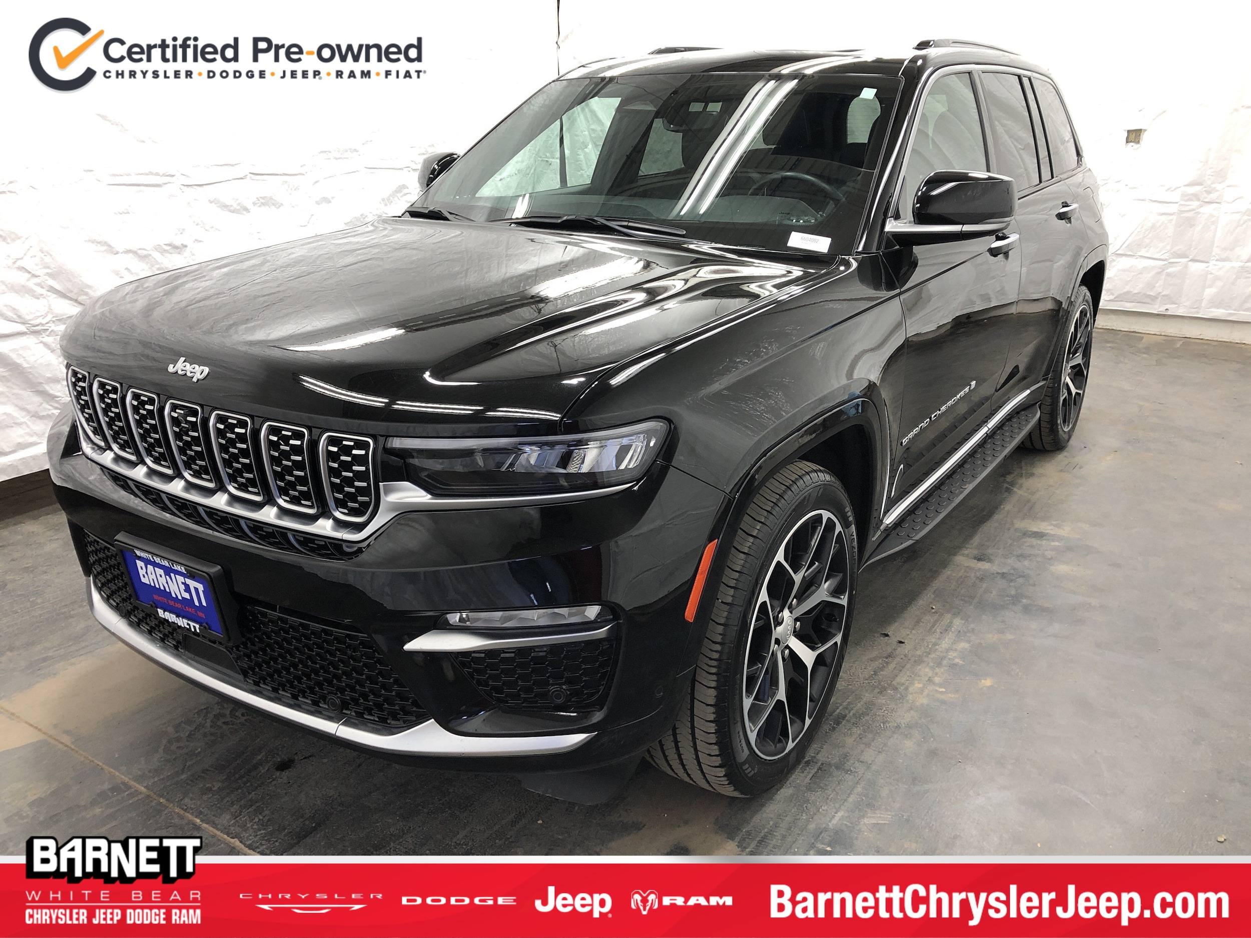 Certified 2024 Jeep Grand Cherokee Summit Reserve with VIN 1C4RJHEG4R8538711 for sale in White Bear Lake, Minnesota