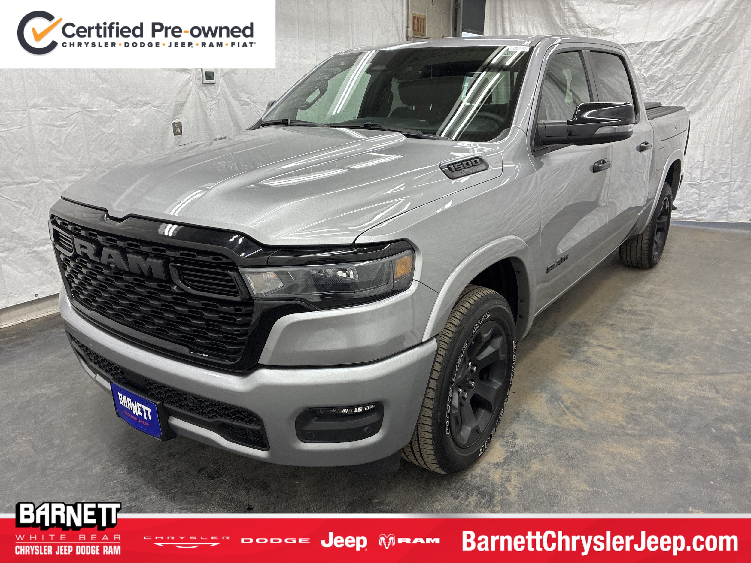 Certified 2025 RAM Ram 1500 Pickup Big Horn/Lone Star with VIN 1C6SRFFP4SN602435 for sale in White Bear Lake, Minnesota