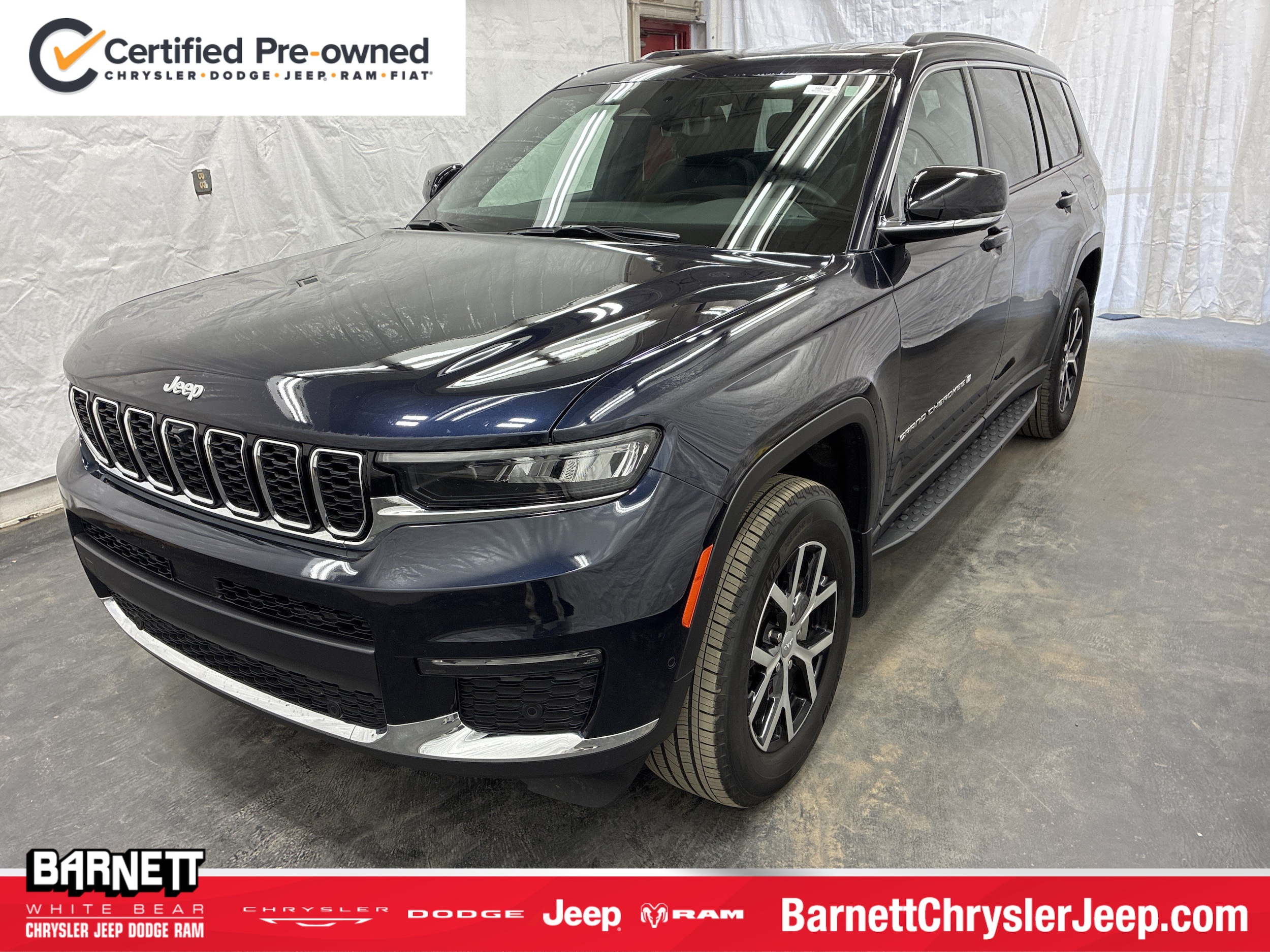 Certified 2024 Jeep Grand Cherokee L Limited with VIN 1C4RJKBG2R8596429 for sale in White Bear Lake, Minnesota