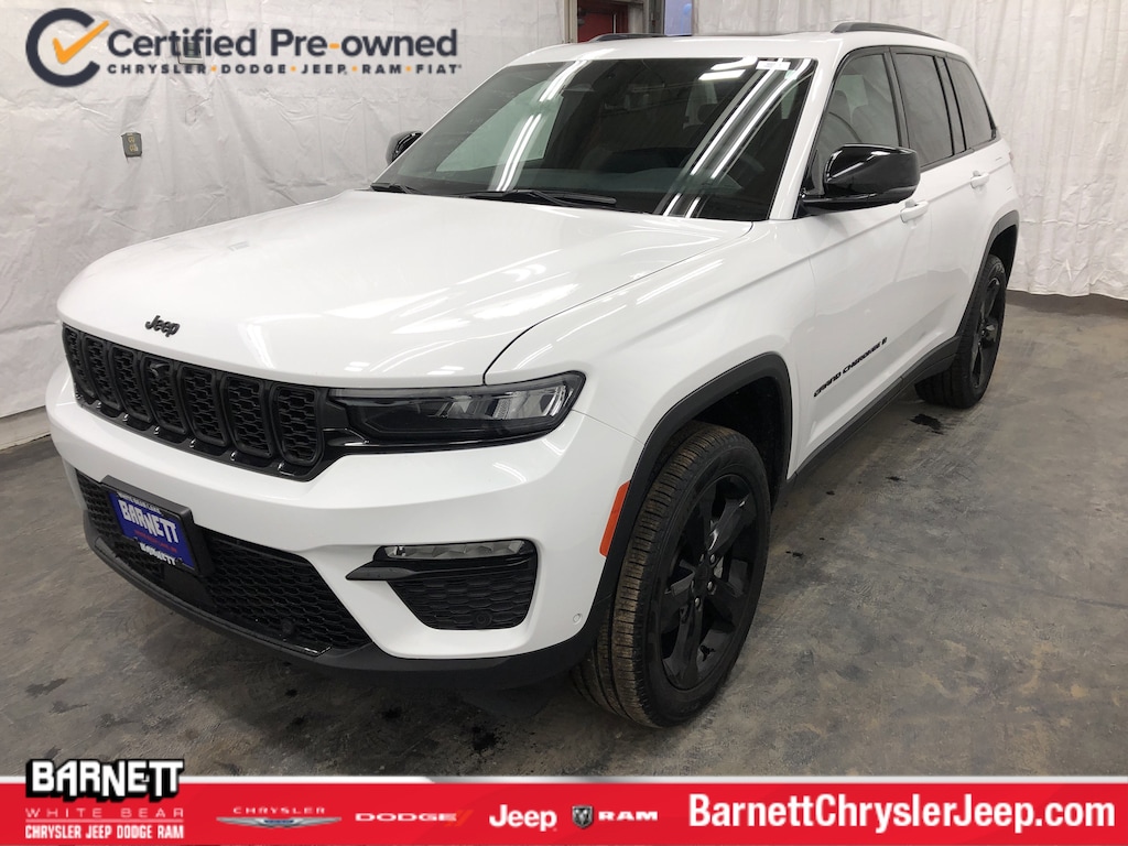 Certified 2024 Jeep Grand Cherokee Limited Luxury ll Black Apperance SUV