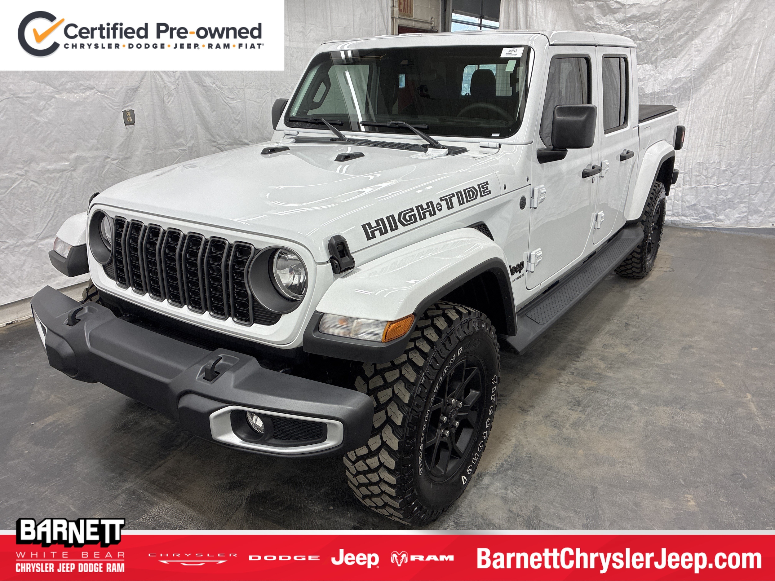 Certified 2025 Jeep Gladiator High Tide with VIN 1C6PJTAG9SL538908 for sale in White Bear Lake, Minnesota