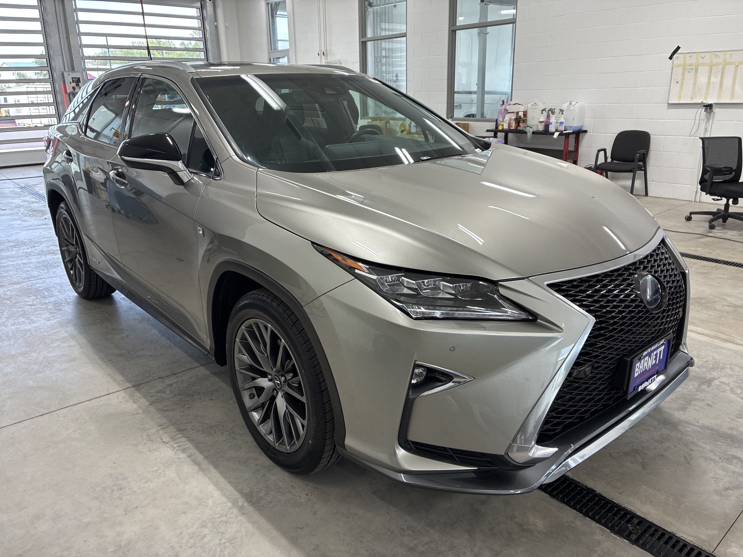 Used 2018 Lexus RX 450h F SPORT with VIN 2T2BGMCA4JC029570 for sale in White Bear Township, Minnesota