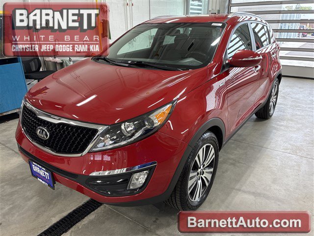 Used 2015 Kia Sportage EX with VIN KNDPCCAC7F7763052 for sale in White Bear Lake, Minnesota