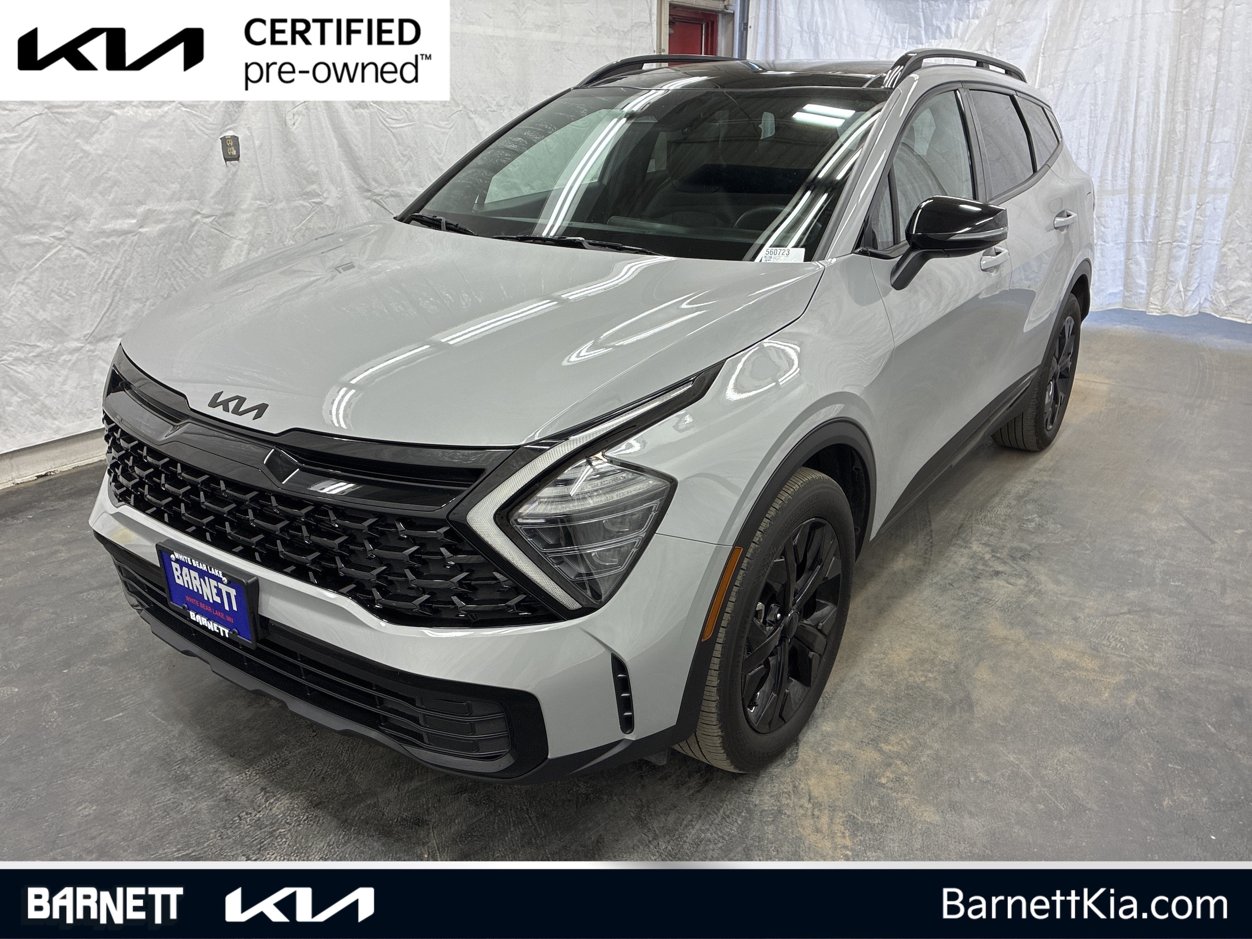 Certified 2025 Kia Sportage X-Line with VIN 5XYK6CDFXSG244131 for sale in White Bear Lake, Minnesota