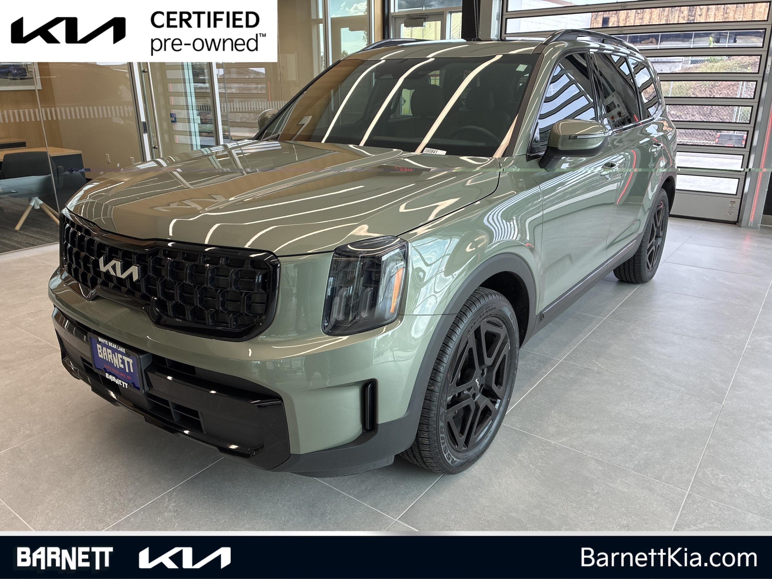 Certified 2024 Kia Telluride EX X-Line with VIN 5XYP3DGC1RG438613 for sale in White Bear Lake, Minnesota