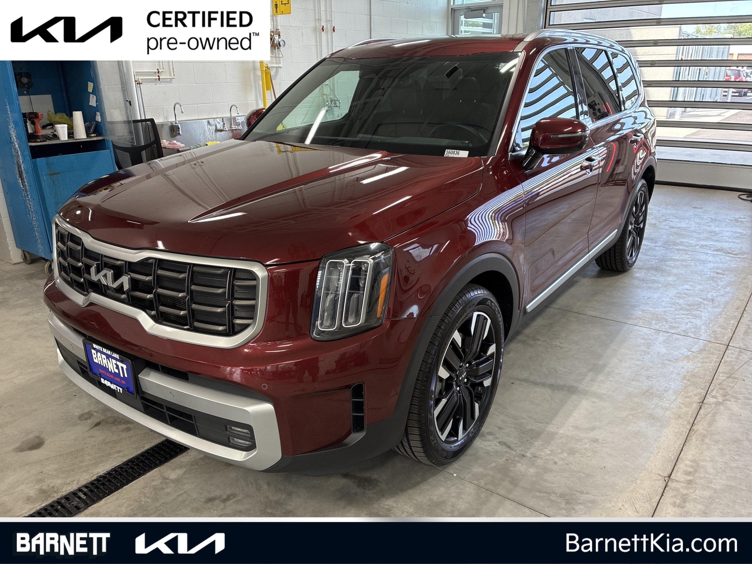 Certified 2023 Kia Telluride SX with VIN 5XYP5DGC0PG401379 for sale in White Bear Lake, Minnesota