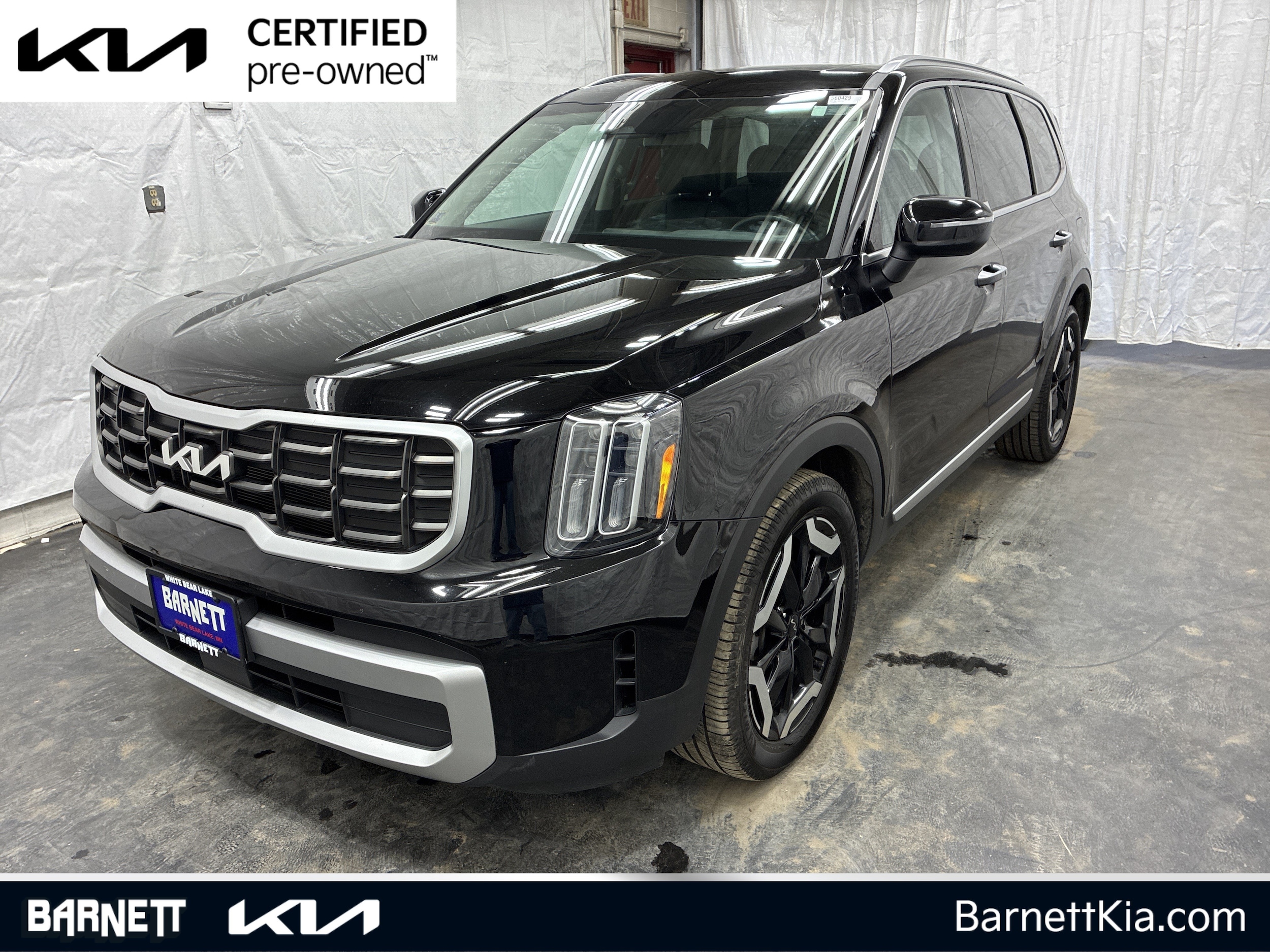 Certified 2023 Kia Telluride S with VIN 5XYP6DGC5PG344867 for sale in White Bear Lake, Minnesota