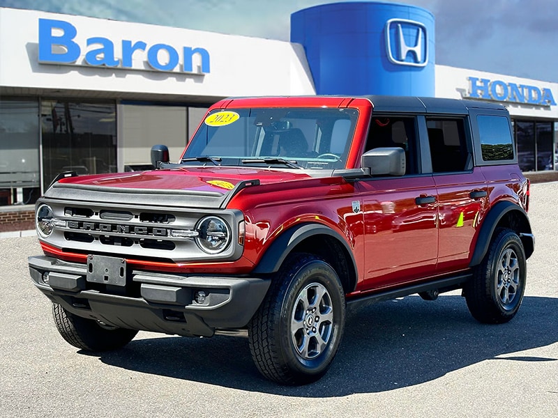 Used 2023 Ford Bronco 4-Door Big Bend with VIN 1FMDE5BH2PLB65930 for sale in Patchogue, NY