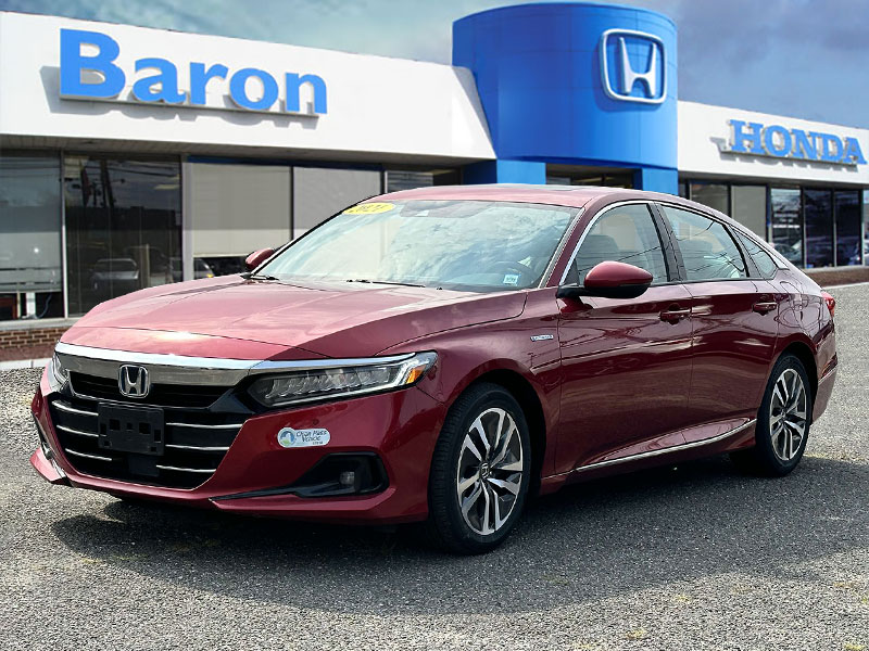 Used 2021 Honda Accord Hybrid EX-L with VIN 1HGCV3F52MA011120 for sale in Patchogue, NY