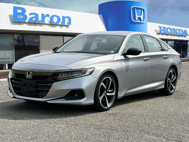 Used 2022 Honda Accord Sport with VIN 1HGCV1F36NA019595 for sale in Patchogue, NY