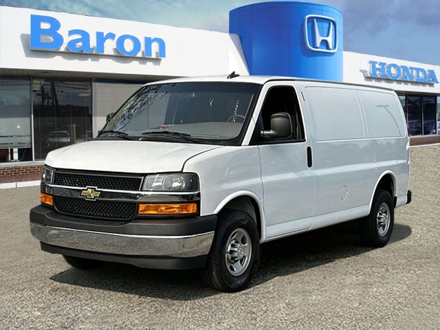 Used 2022 Chevrolet Express Cargo Work Van with VIN 1GCWGAFPXN1159755 for sale in Patchogue, NY