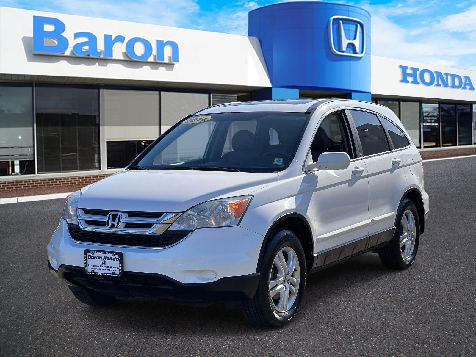 Used 2011 Honda CR-V EX-L with VIN 5J6RE4H71BL066263 for sale in Patchogue, NY