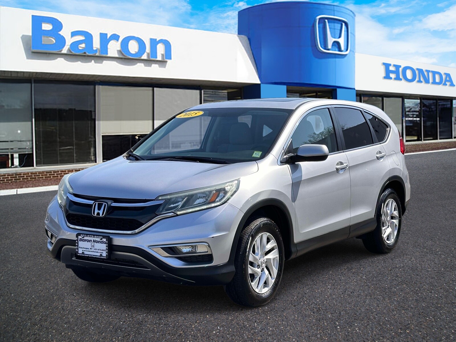 Used 2015 Honda CR-V EX with VIN 2HKRM4H5XFH706147 for sale in Patchogue, NY