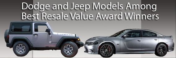 Dodge and Jeep Models Among Best Resale Value Award Winners | Barry Chrysler