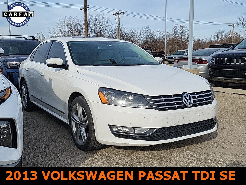 Used 2013 Volkswagen Passat 2.0L TDI SE w/Sunroof/Navigation Sedan