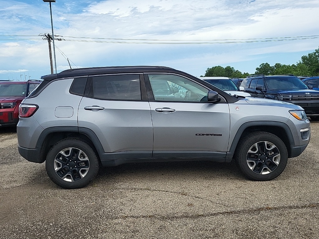 Used 2018 Jeep Compass Trailhawk with VIN 3C4NJDDB7JT207351 for sale in Stillwater, OK