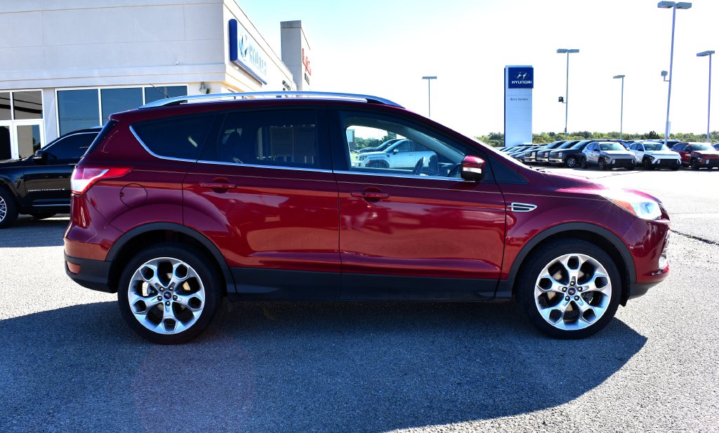 Used 2014 Ford Escape Titanium with VIN 1FMCU0JX8EUD65471 for sale in Stillwater, OK