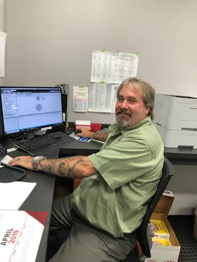 Staff member Ron Wick from ID_79e4ca