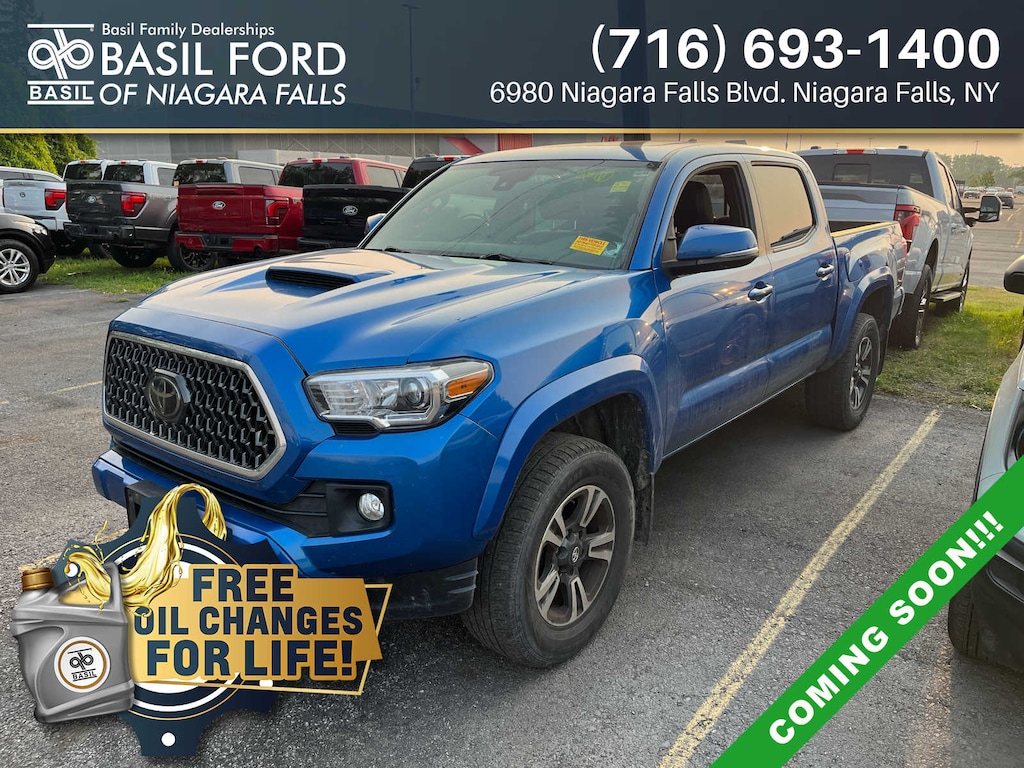 Used 2018 Toyota Tacoma TRD Sport Double Cab 5 Bed V6 4x4 AT (SE) Truck Double Cab