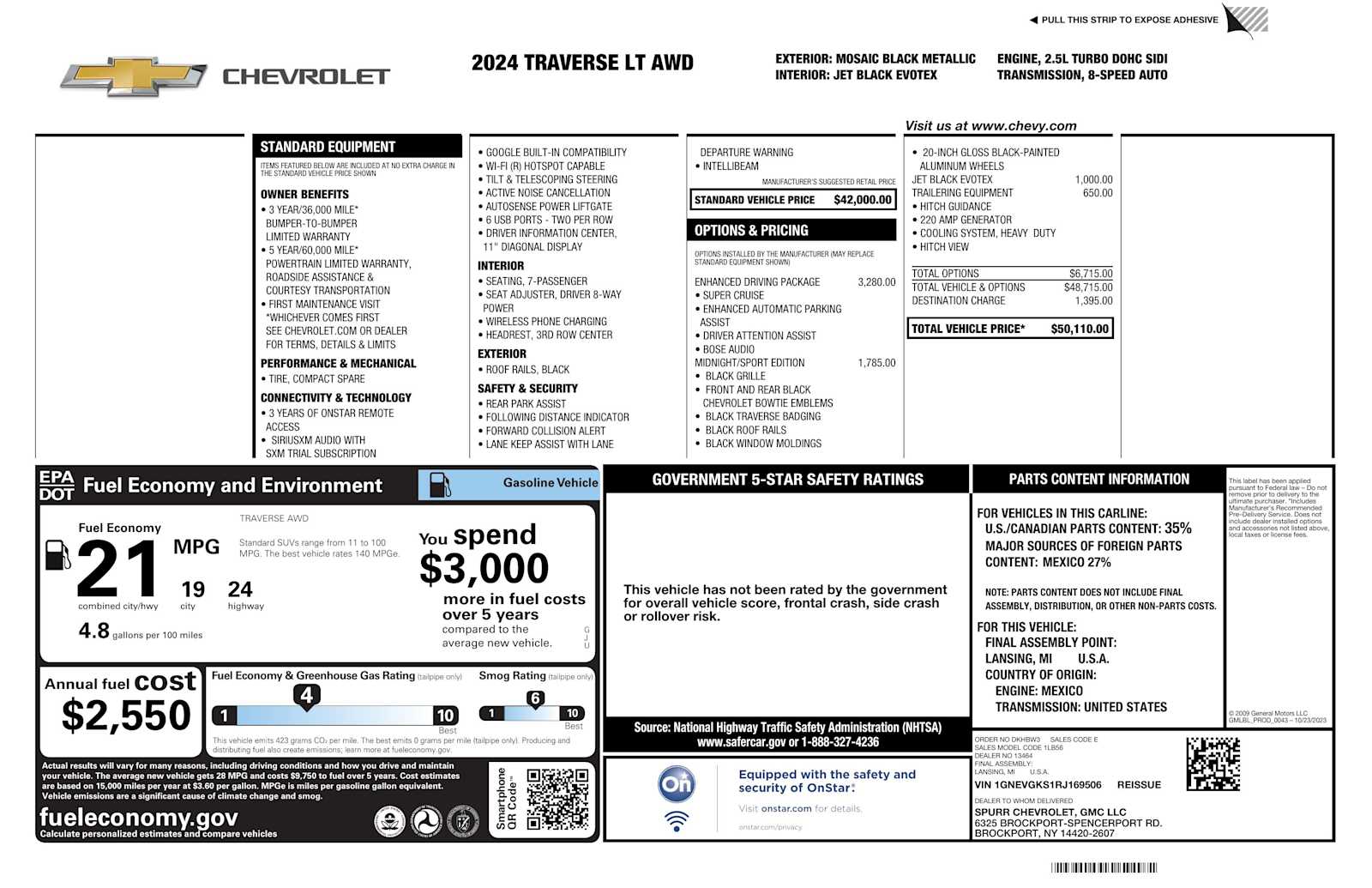 1GNEVGKS1RJ169506