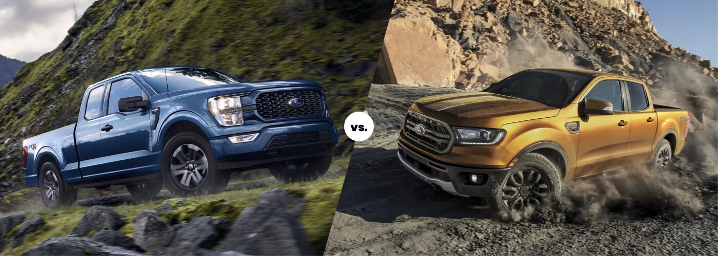 2022 Ford F-150 vs. 2022 Ford Ranger