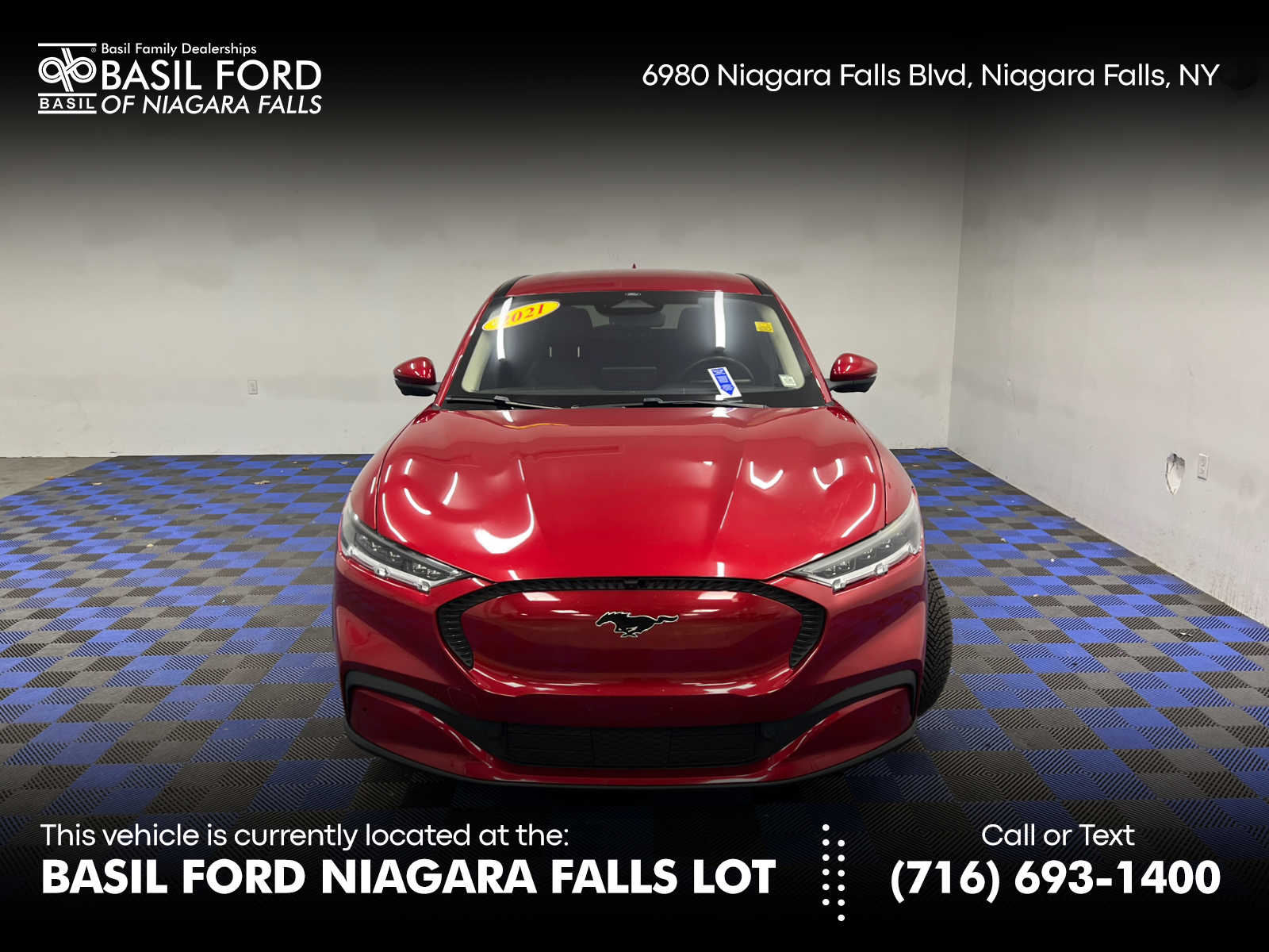 Used 2021 Ford Mustang Mach-E Select AWD with VIN 3FMTK1SS7MMA55491 for sale in Niagara Falls, NY