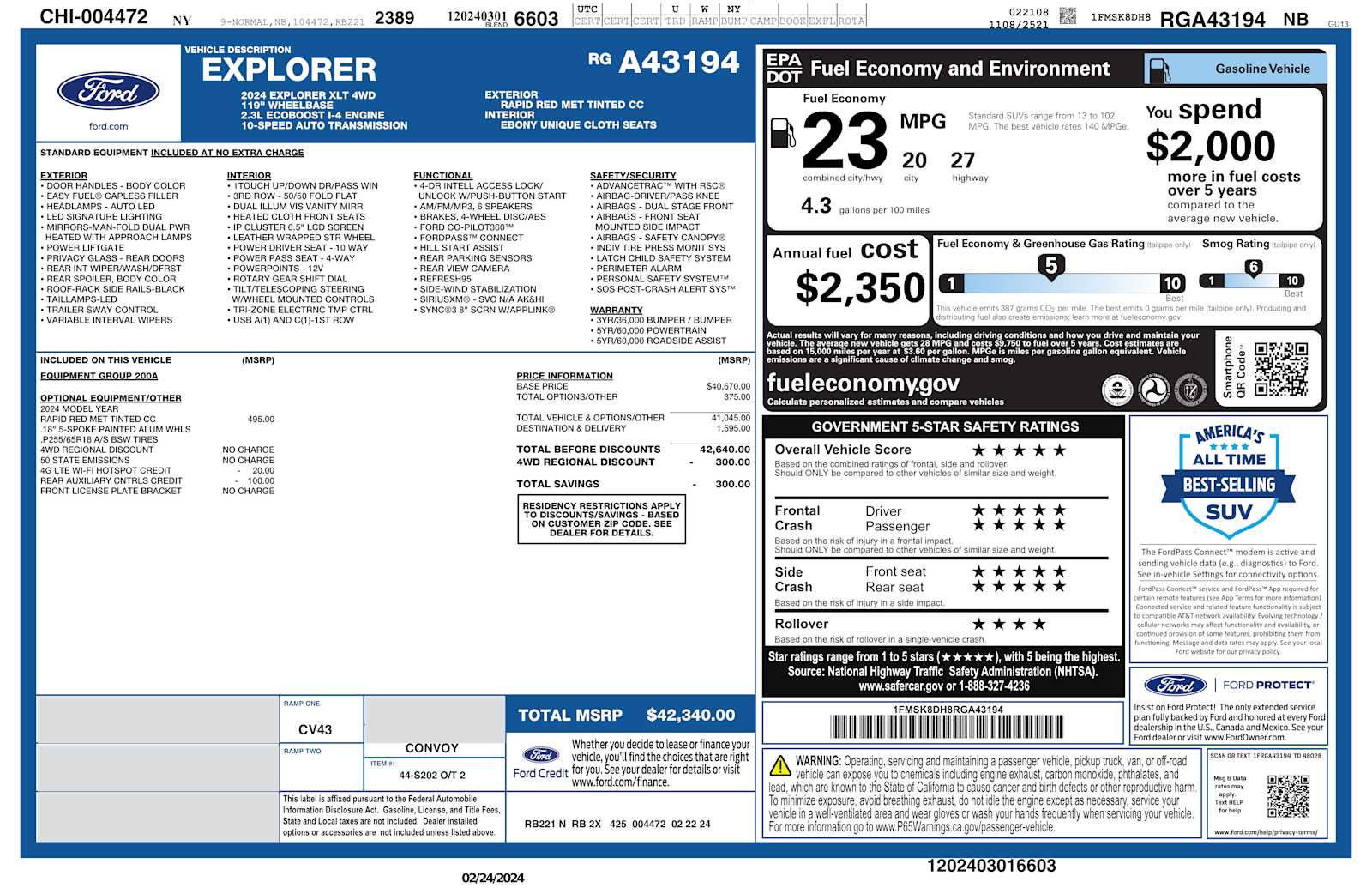 1FMSK8DH8RGA43194
