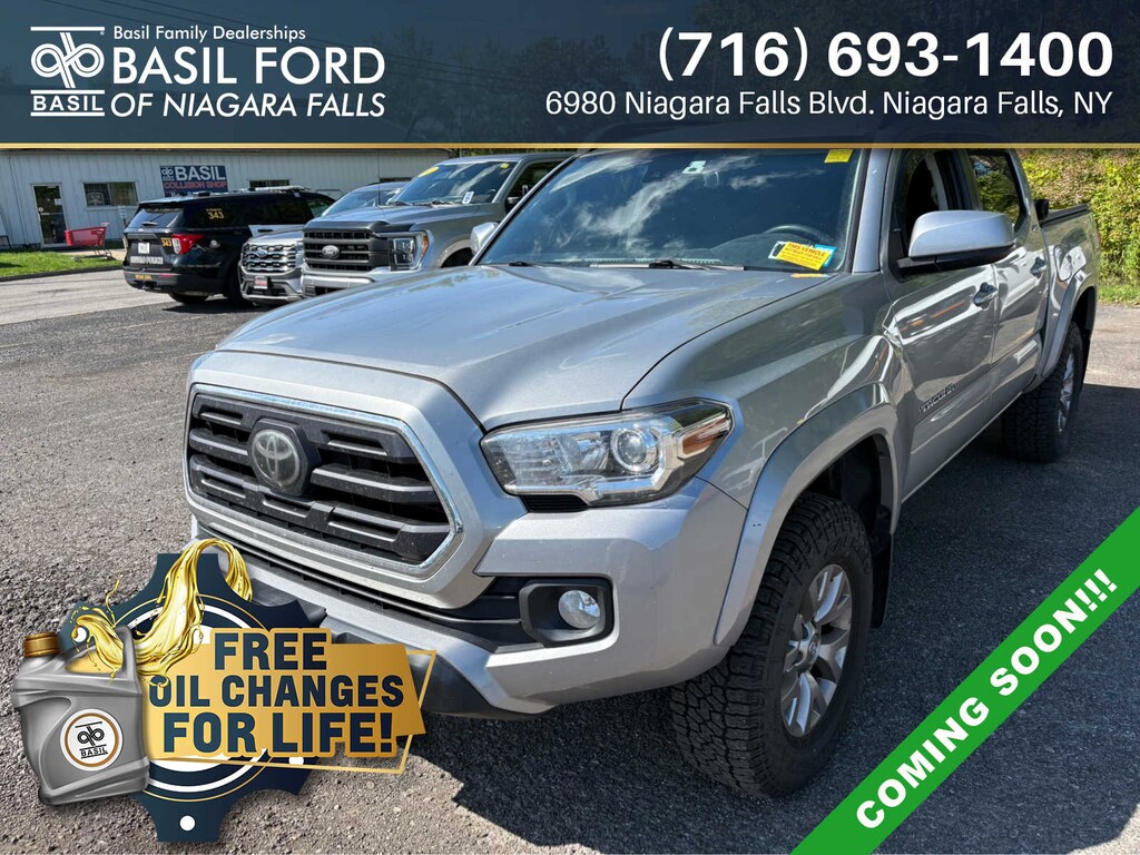 Used 2018 Toyota Tacoma SR5 Double Cab 5 Bed V6 4x4 AT (Natl) Truck Double Cab