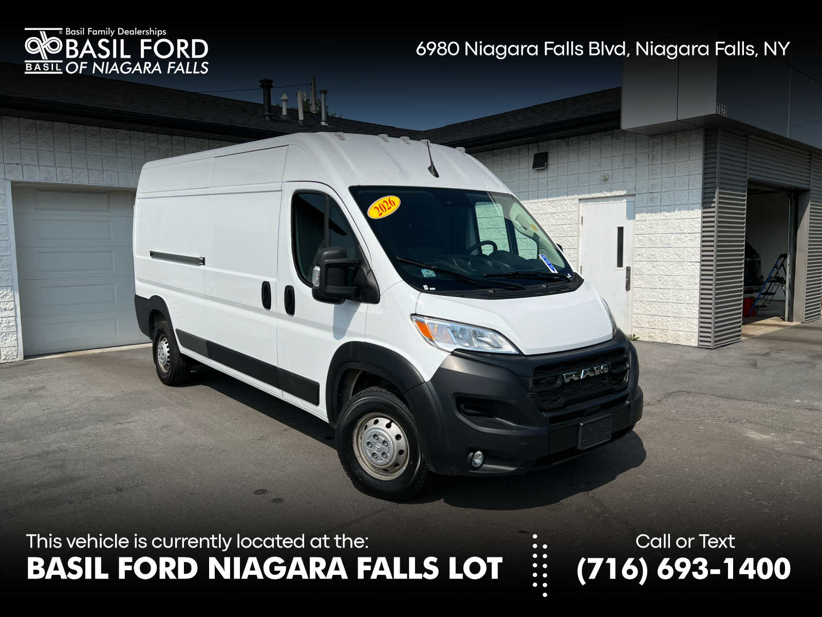 Used 2026 Ram Promaster For Sale in Cheektowaga, NY | NFP5219
