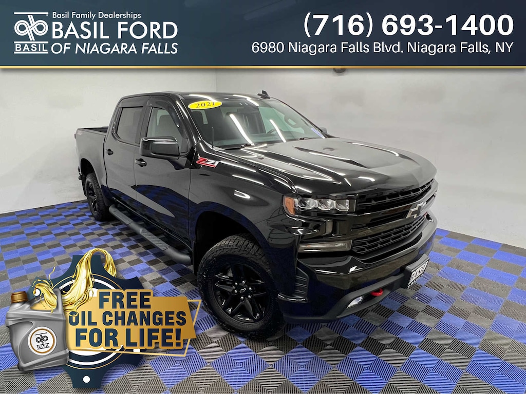 Used 2021 Chevrolet Silverado 1500 LT Trail Boss 4WD Crew Cab 147 Truck Crew Cab