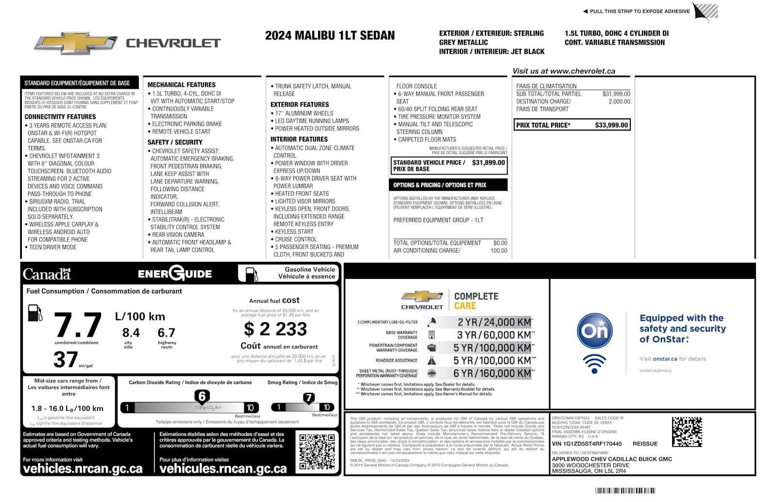 1G1ZD5ST4RF170445