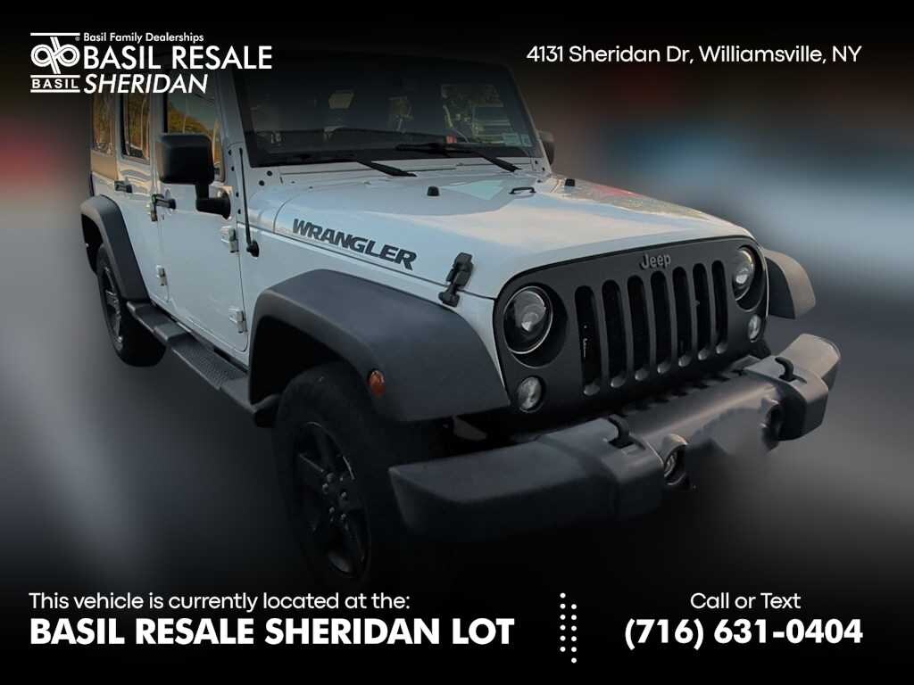 Used 2016 Jeep Wrangler Unlimited Black Bear 4WD