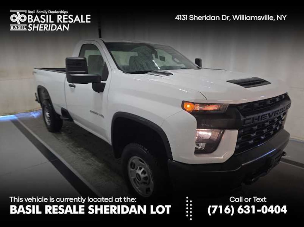 Used 2021 Chevrolet Silverado 2500HD Work Truck 4WD Reg Cab 142 4WD Reg Cab 142