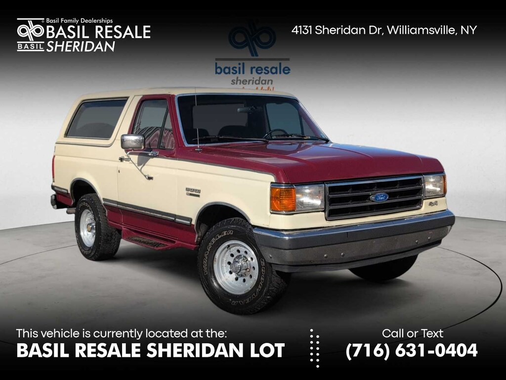 Used 1990 Ford Bronco 2dr Wagon Wagon