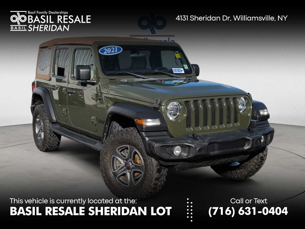 Used 2021 Jeep Wrangler Unlimited Sport S 4x4