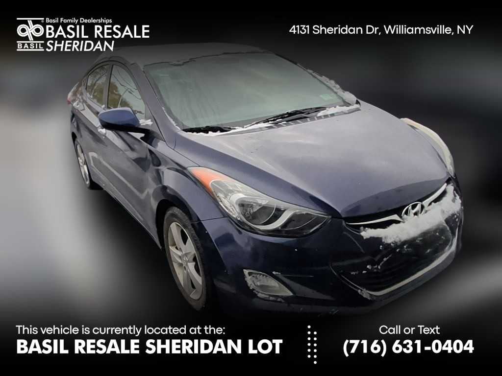 Used 2013 Hyundai Elantra GLS Pzev Sdn Auto